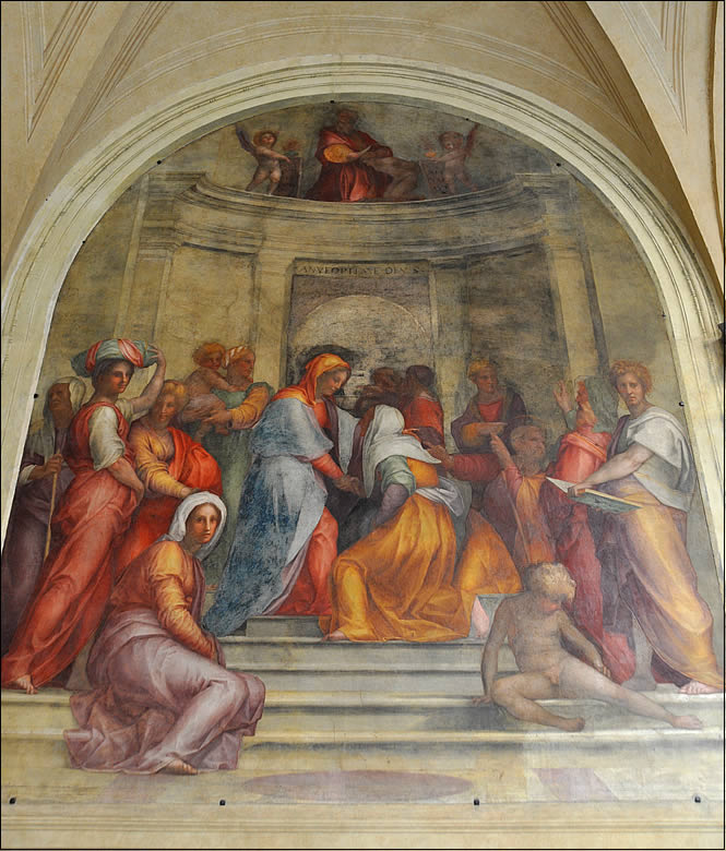 Fresque du cloître des Voeux de l'église Santissima Annunziata
