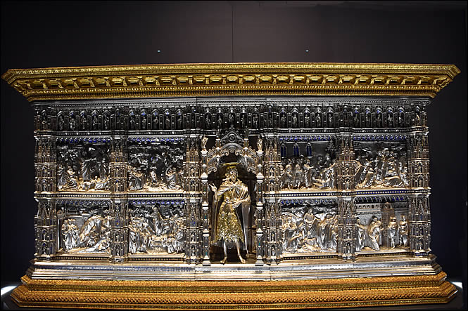 L'autel en argent du baptistère Saint Jean de Florence
