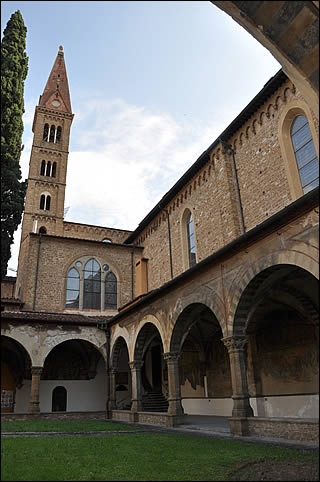 Le cloître de Santa Maria Novella