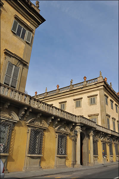La façade du palazzo Corsini