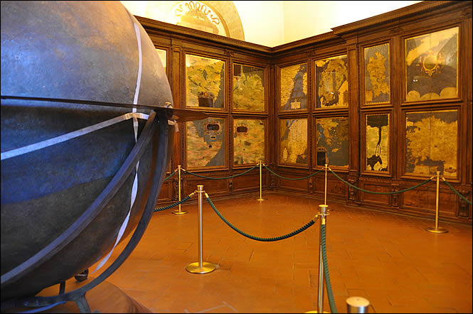 La salle des cartes du palazzo Vecchio