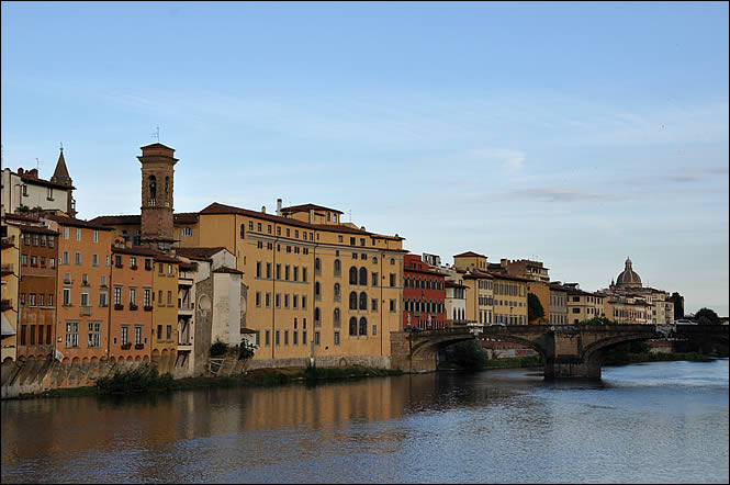 Vue depuis le Ponte Vecchio